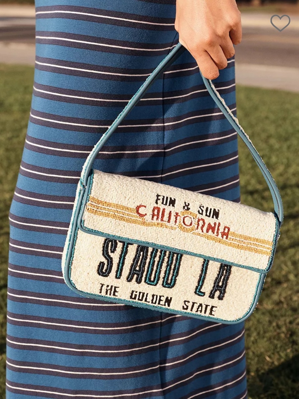 NWT STAUD, Tommy Beaded Bag, Staud LA - Picture 4 of 10